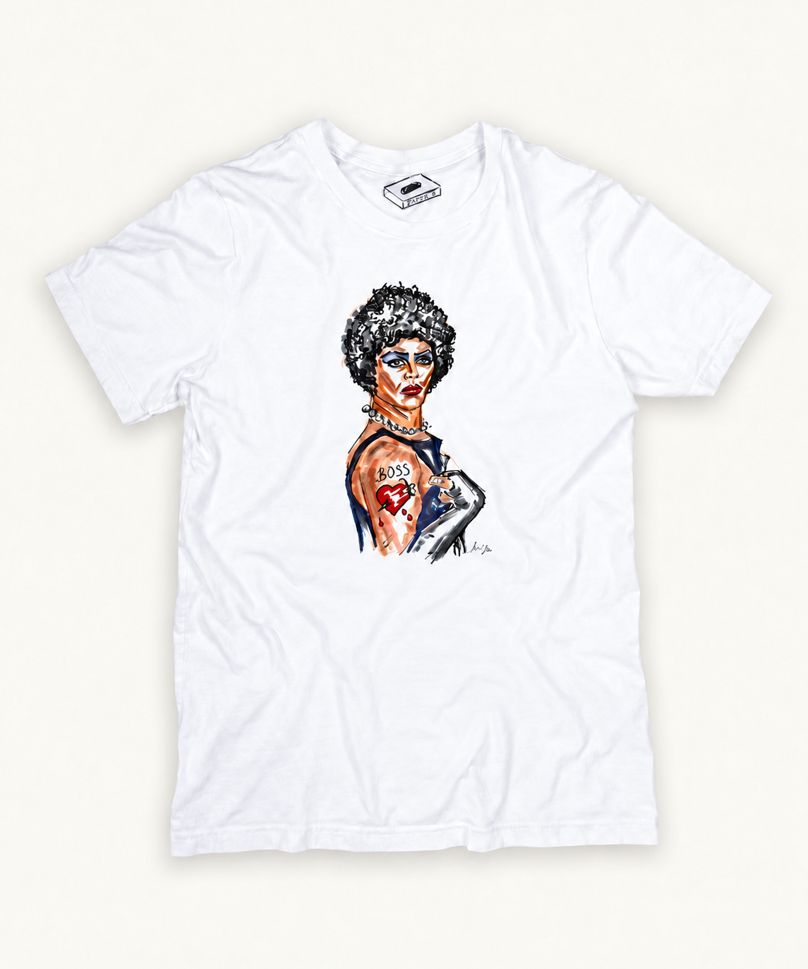 ROCKY HORROR PICTURE SHOW T-SHIRT included in matching tee and framed print bundle