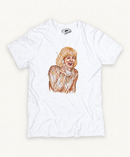 SCREAM — CASEY BECKER T-SHIRT included in matching tee and framed print bundle