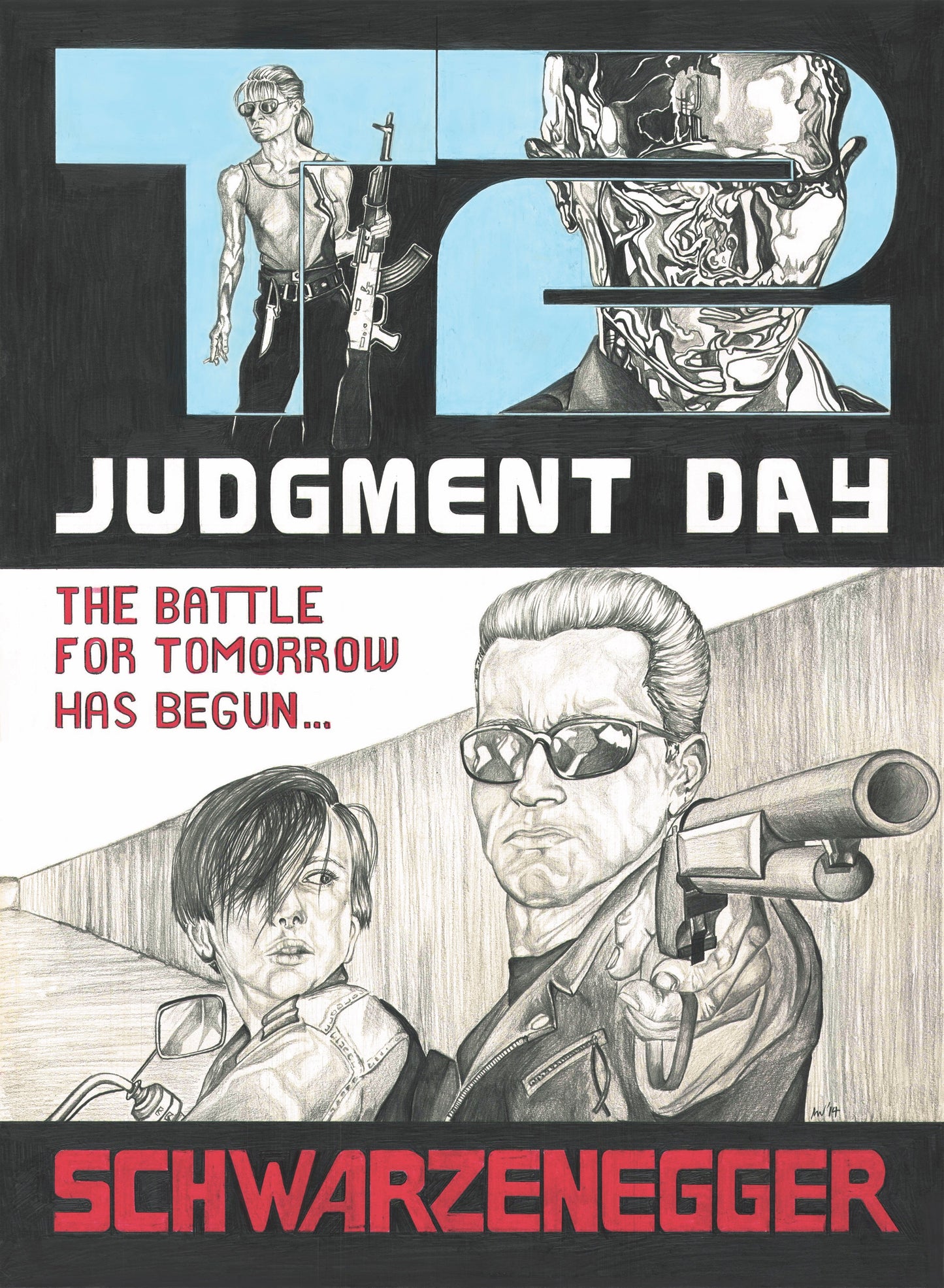 T2: Judgement Day PRINT (12 x 16)