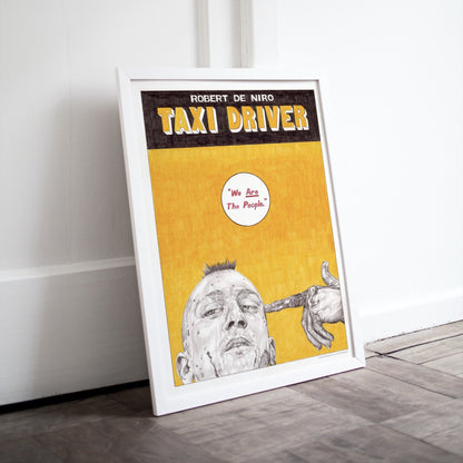 Taxi Driver PRINT (12 x 16) - Art Print