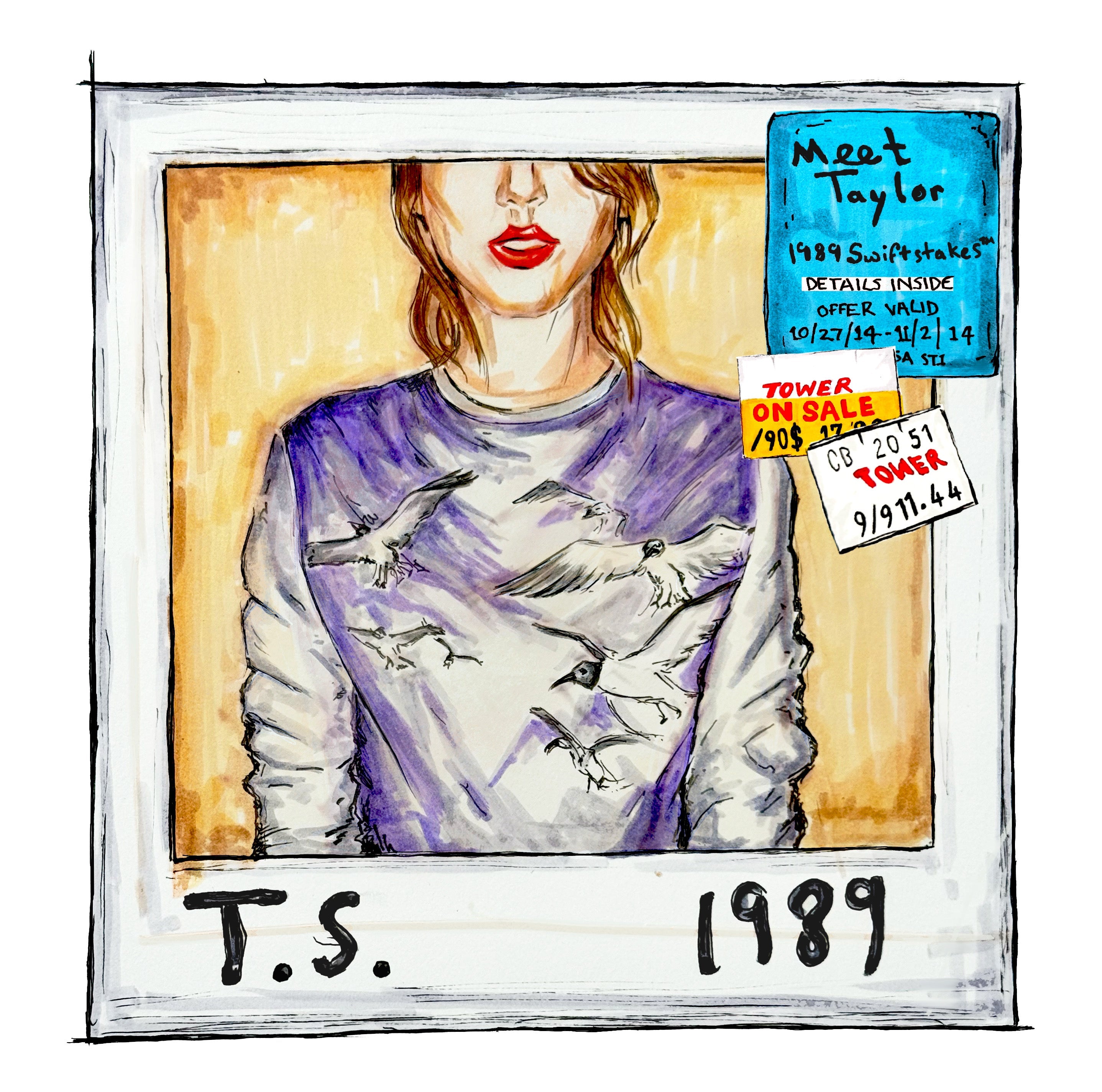 Taylor Swift 1989 SWEATSHIRT – PAPER 8
