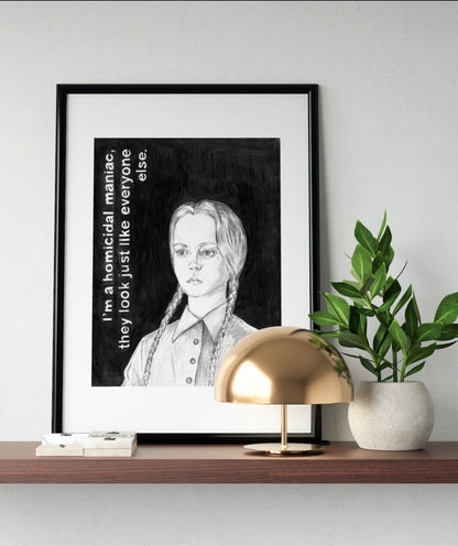 The Addams Family PRINT (12 x 16) - Art Print