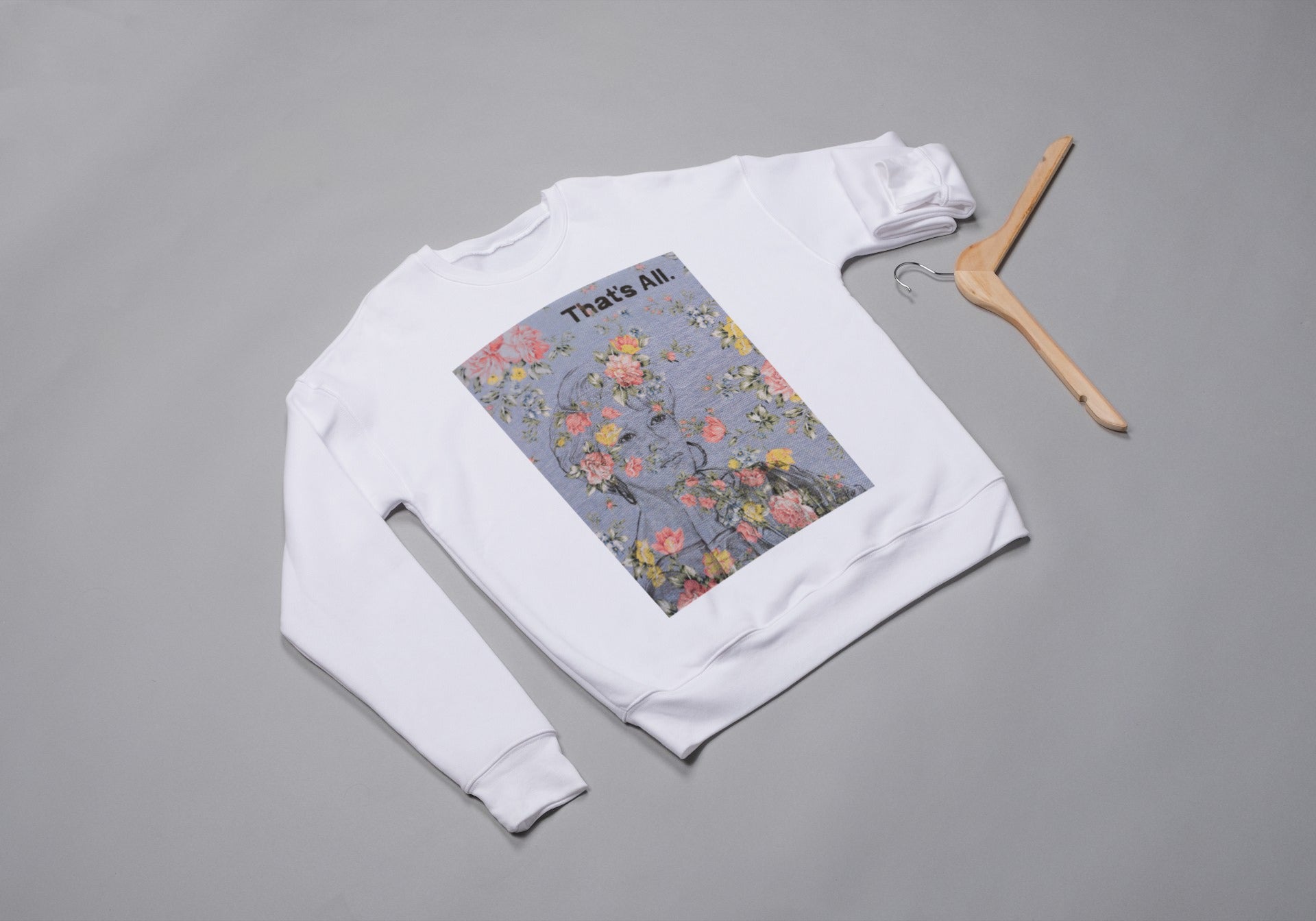 THE DEVIL WEARS PRADA // FLORAL sweatshirt - Sweatshirt
