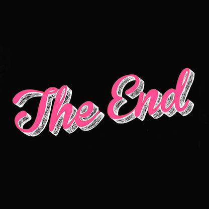 The End PRINT (12 x 16) - Art Print