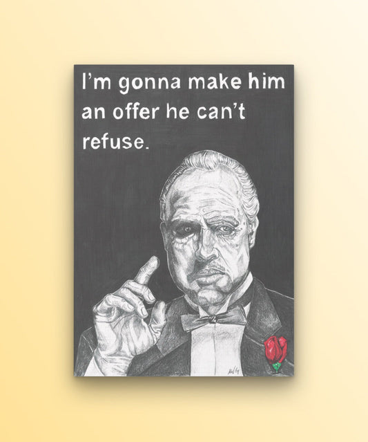 The Godfather PRINT (12 x 16) - Art Print