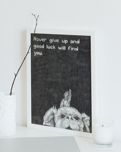 The Never Ending Story PRINT (12 x 16) - Art Print