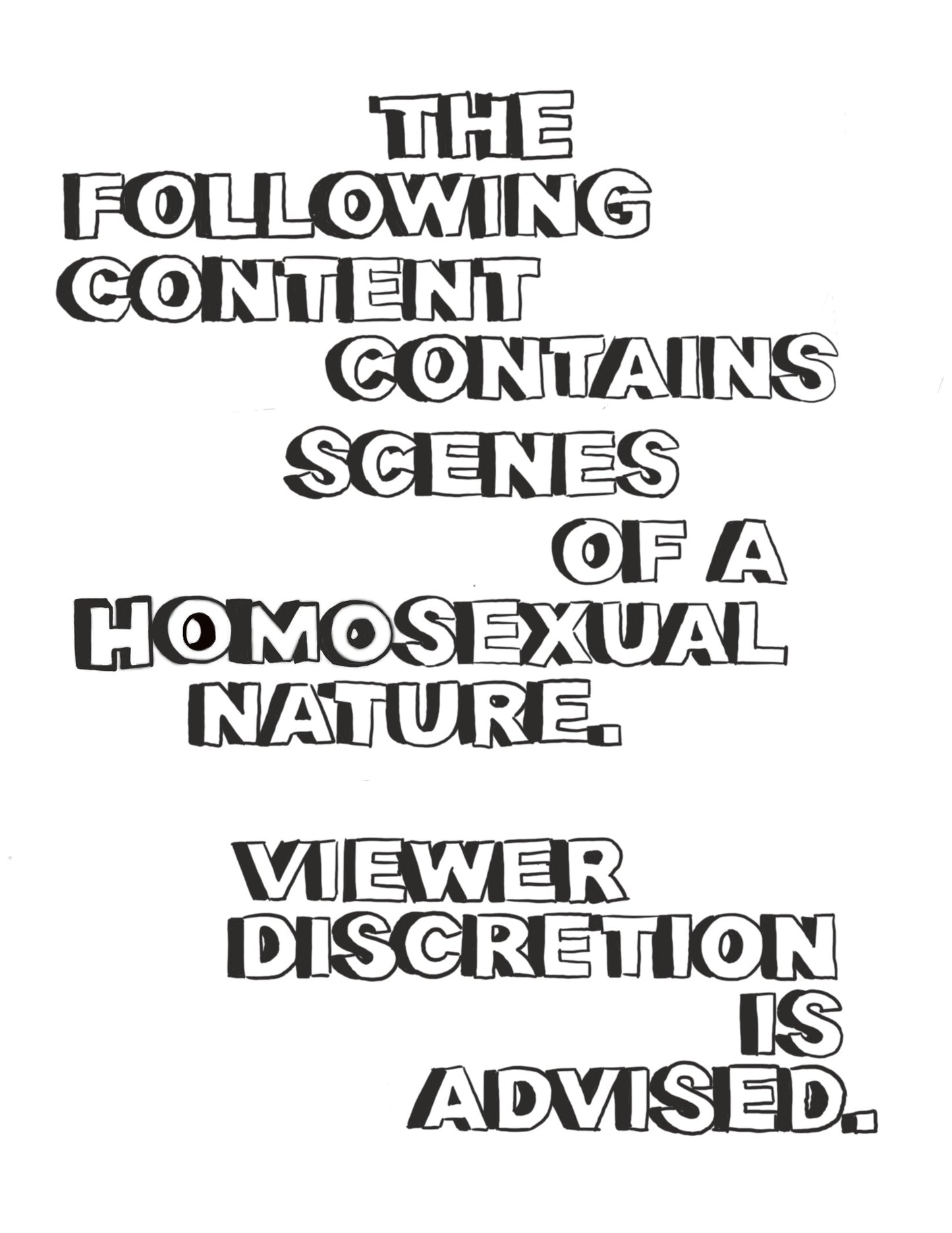 (VIEWER DISCRETION ADVISED (homosexual nature) - T-Shirt