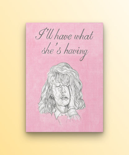When Harry Met Sally PRINT - Art Print